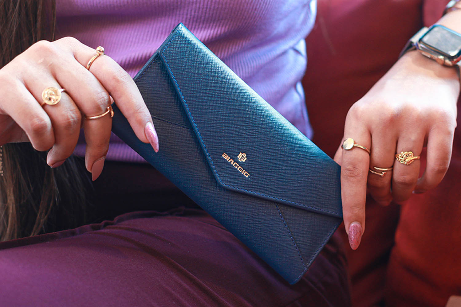 Leather bag product shot